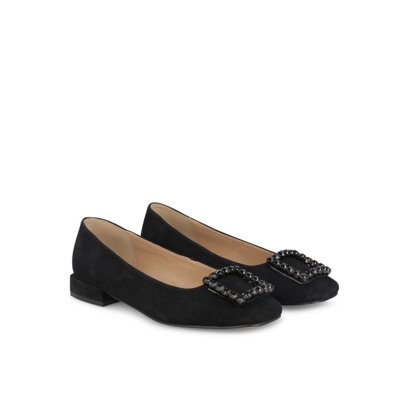 Ballerine Alma En Pena Square Ornament Noir Femme | YZD-54629972